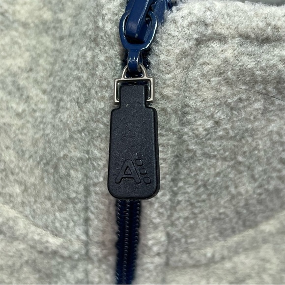 Vintage Arrow Blue Jeans Co Jacket Mens Large Gray Fleece 1/4 Zip Pullover - Picture 8 of 16